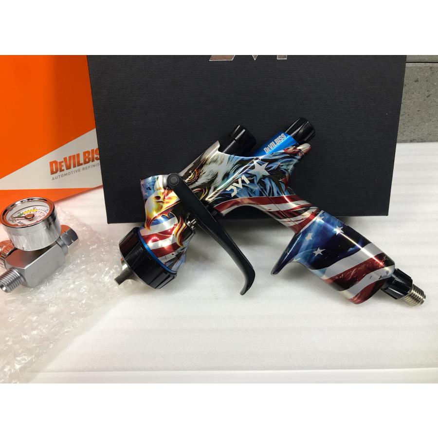 A-j031【未使用品】デビルビス スプレーガン DV1 Limited Ed. USA ベース用 DV1-U-000-13WRG-B+ DEVILBISS 30台限定品の画像