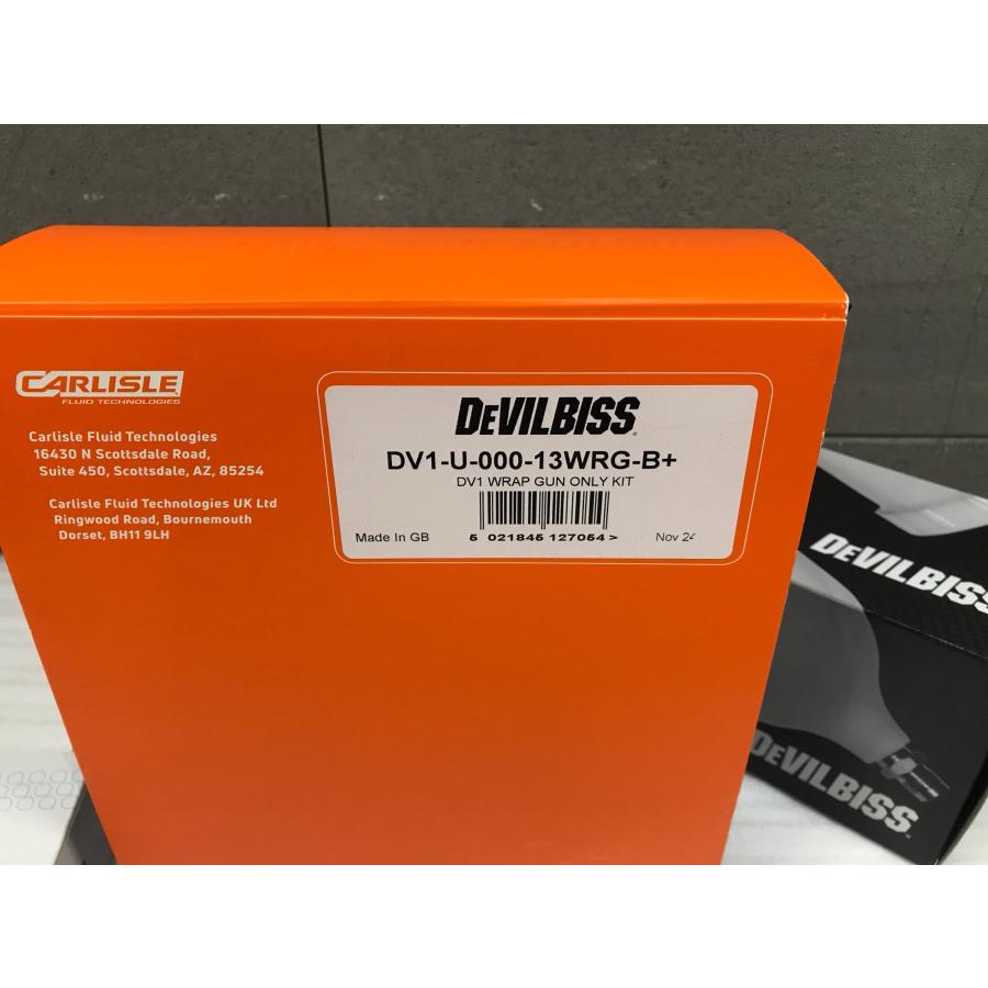 A-j031【未使用品】デビルビス スプレーガン DV1 Limited Ed. USA ベース用 DV1-U-000-13WRG-B+ DEVILBISS 30台限定品の画像