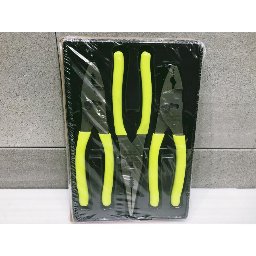 【中古】スナップオン Snap-on 型番不明 プライヤー 3点セット【ハンズクラフト佐賀】 Snap-on（スナップオン）の工具高価買取ならハンズクラフト
