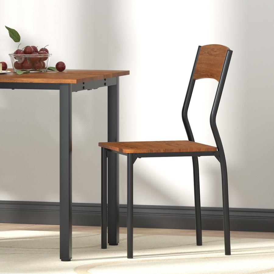 ダイニングテーブル 2人 ダイニングテーブルセット 3点セット 組立式