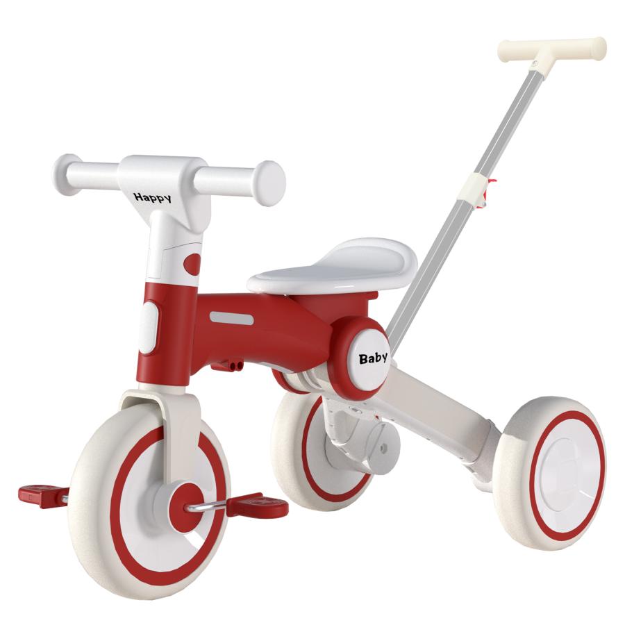 子供用三輪車 折りたたみ 4in1 自転車 バランスバイク 手押し三輪車