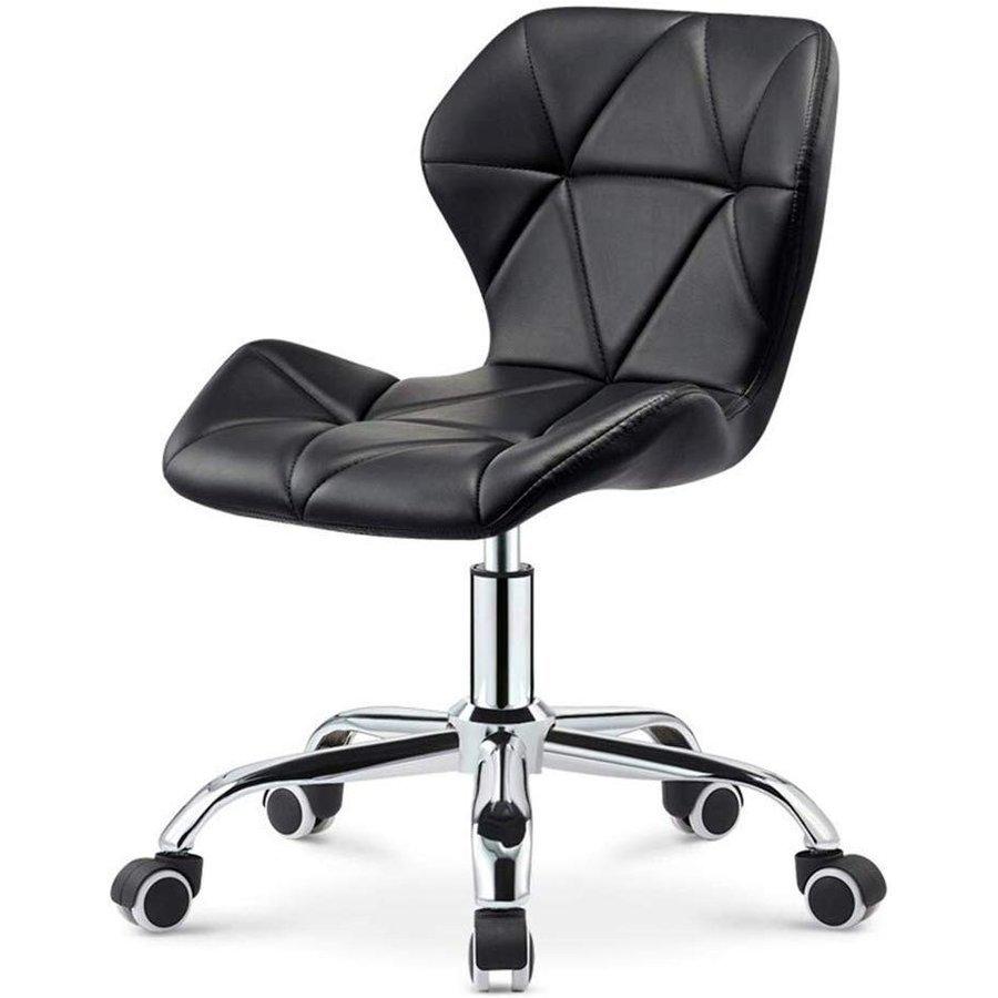 オフィスチェア デスクチェア レザー 昇降機能付 360度回転 チェア