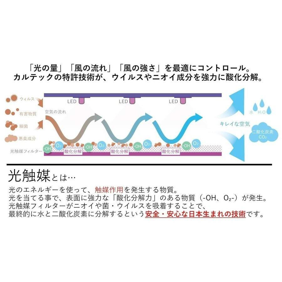 カルテック TURNED 光触媒除菌・脱臭機 空気清浄機 ターンド・ケイ