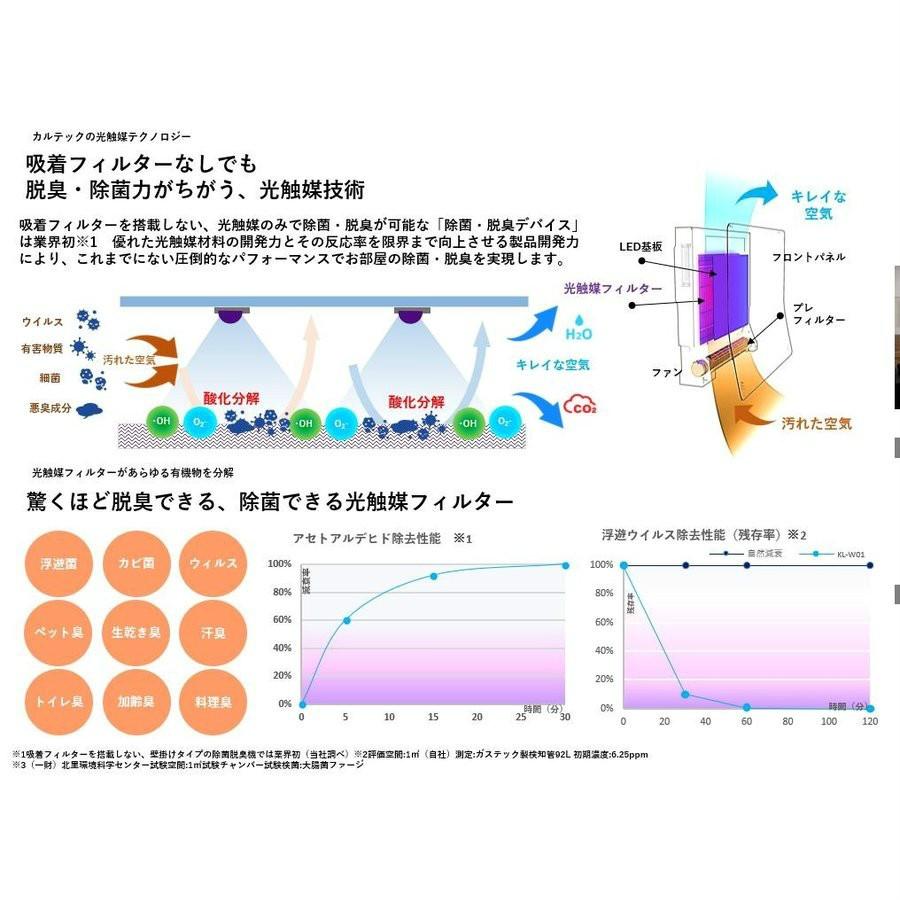 カルテック TURNED 光触媒除菌・脱臭機 空気清浄機 ターンド・ケイ