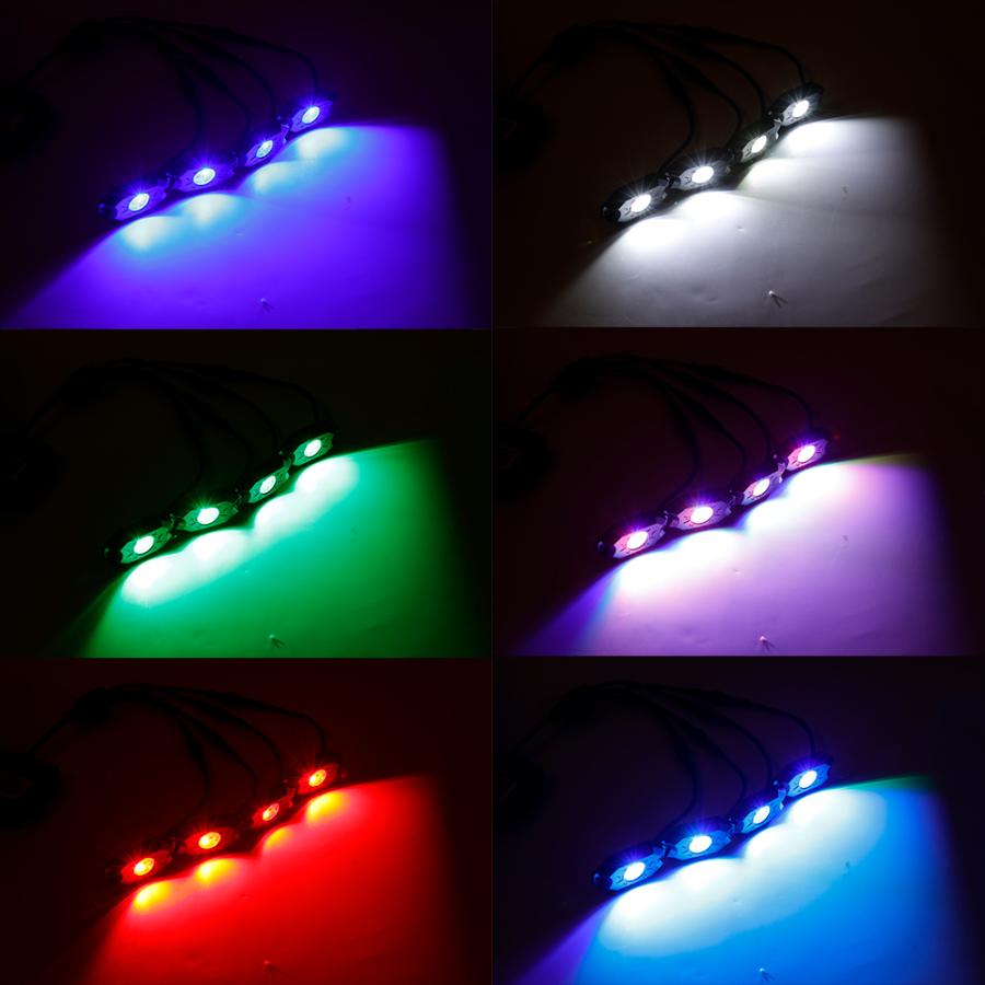 LEDロックライト RGB LED アンダーライト アンダーネオン 調光調色可能