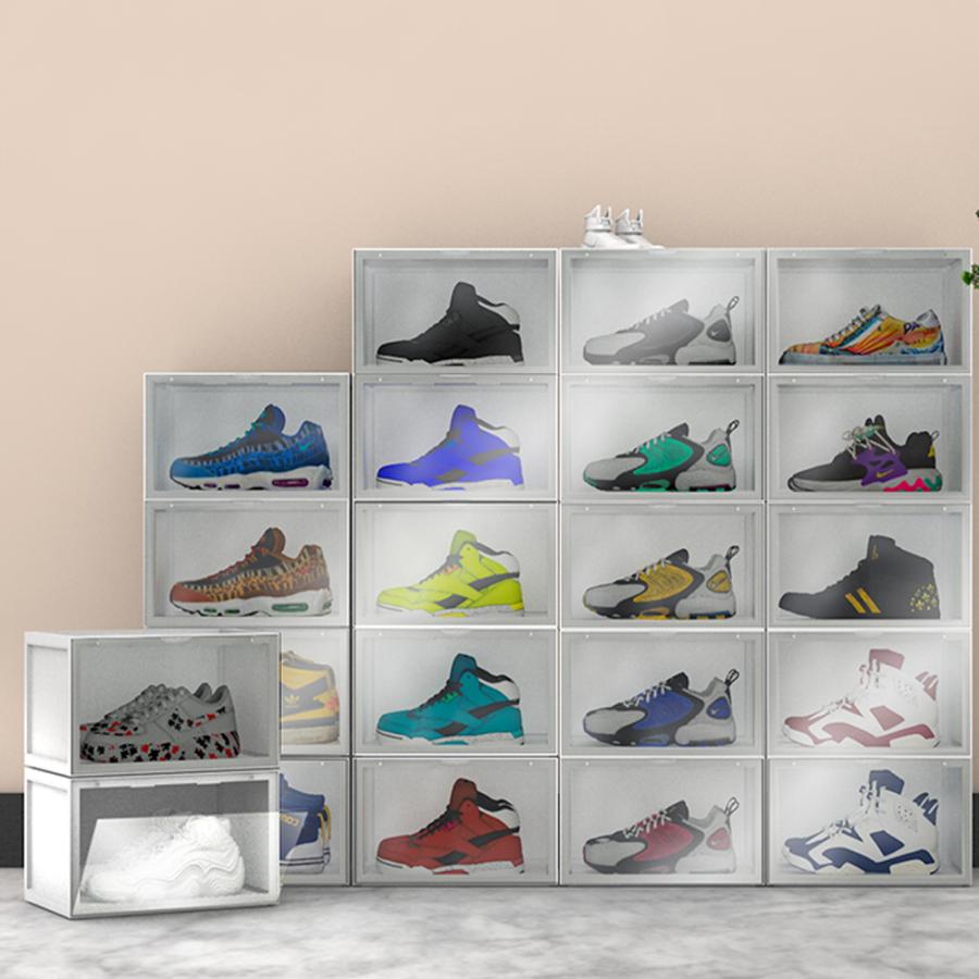 シューズボックス クリア スニーカー 収納 ケース 横型 コレクション