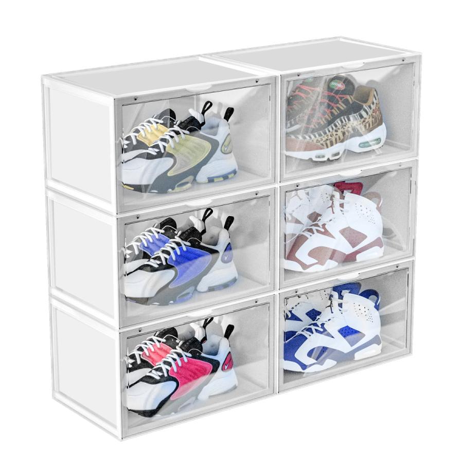 シューズボックス クリア スニーカー 収納 ケース 横型 コレクション