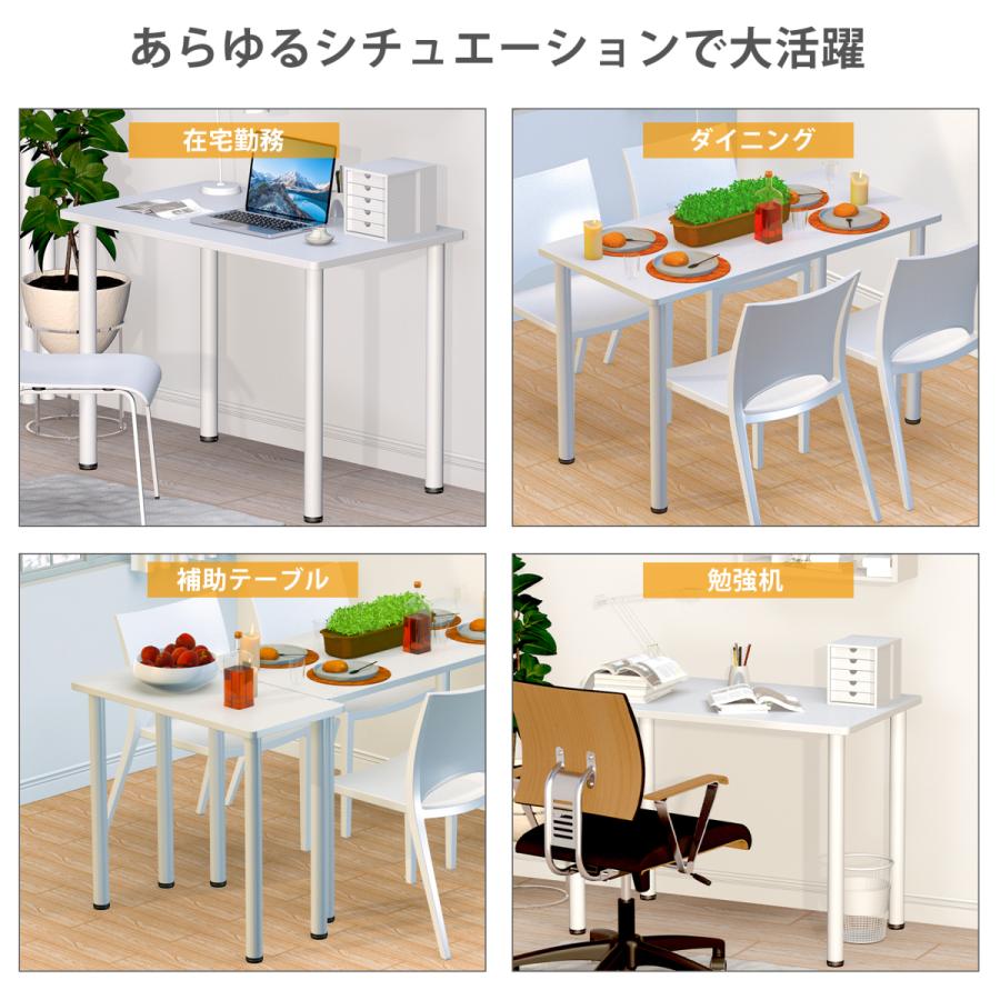フリーテーブル フリーデスク パソコンデスク 80×40cm デスク 机