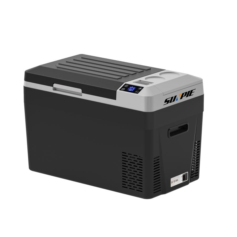 車載冷蔵庫 30L -22℃〜10℃ 60W ポータブル冷蔵庫 急速冷凍 AC100V