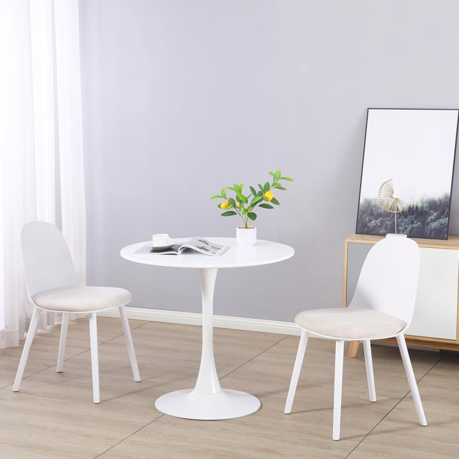 ダイニングテーブルセット 2人用 チューリップテーブル 丸テーブル