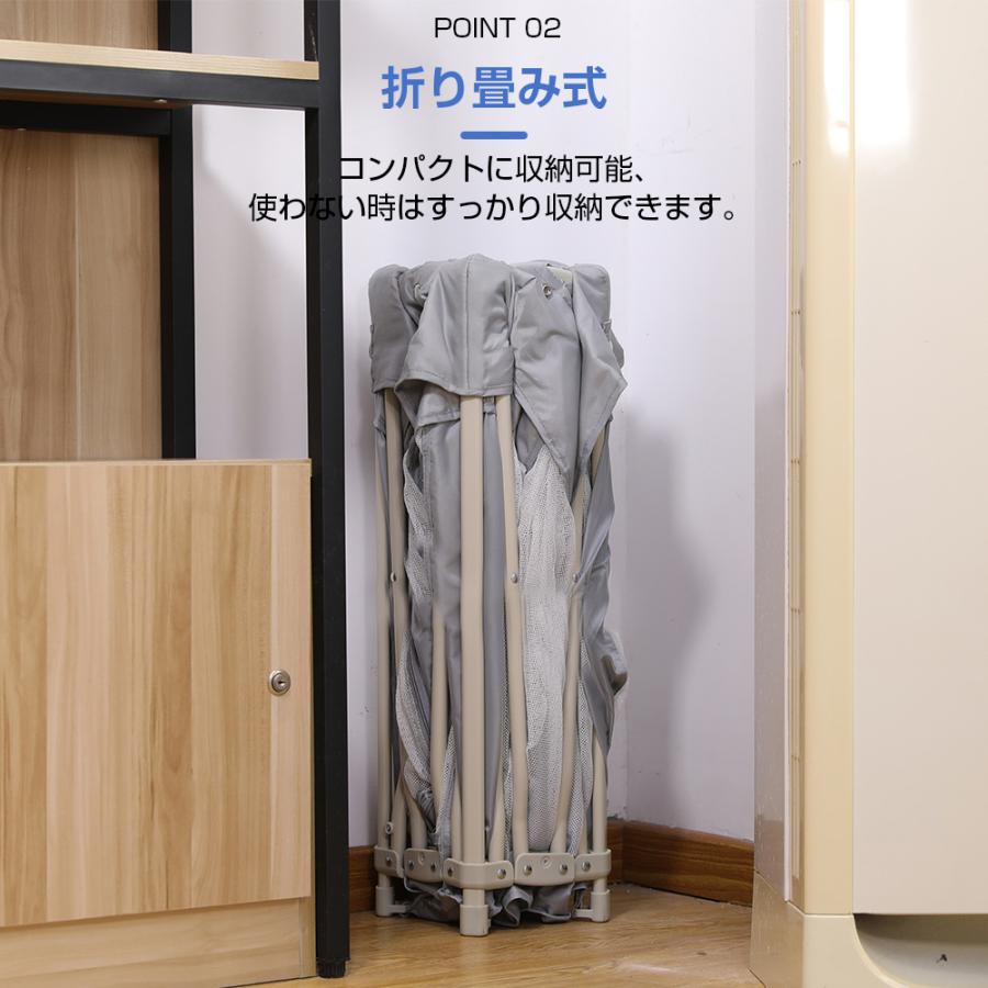 ベビーサークル メッシュ 折りたたみ 扉付き コンパクト 持ち運び 完成品 ハイタイプ 130×130cm 150×150cm 洗えるカバー 赤ちゃん ベビー 子供 安全柵 正方形の画像