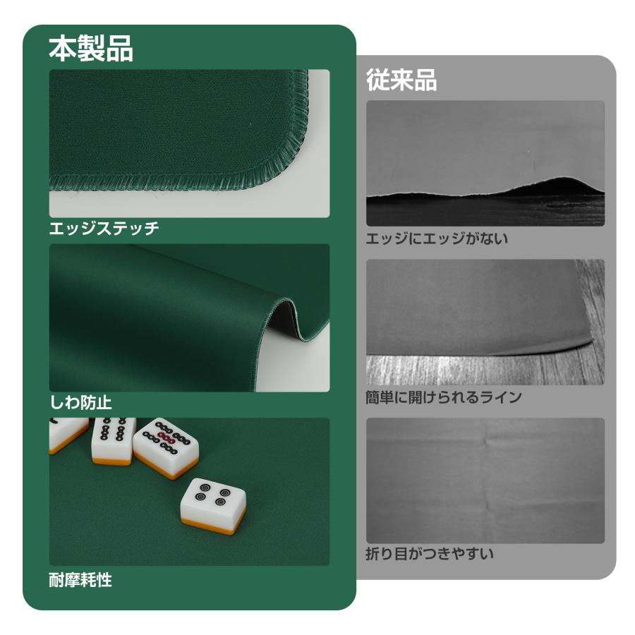 麻雀マット 手打ち用麻雀マット 70×70 収納バッグ付き マージャン