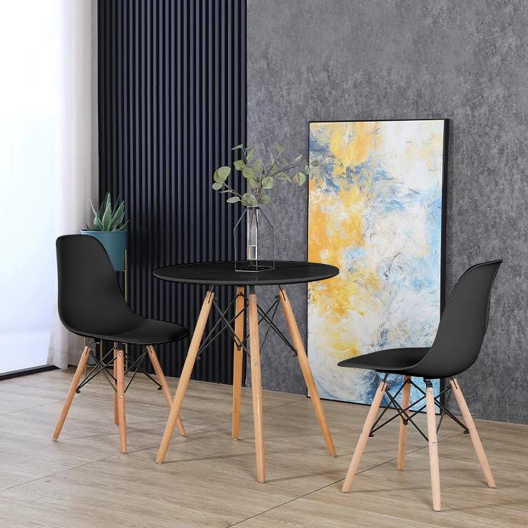 ダイニングテーブルセット 2人 2人用 北欧 イームズテーブル 丸