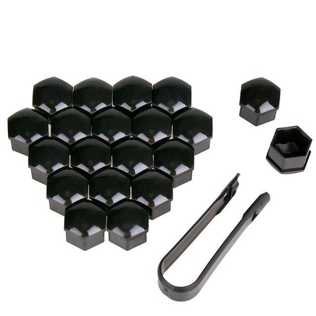 337円 チープ 車のホイールナットカバー ボルトとボルトキャップ プラスチックタイヤ ボルト カースタイル 17mm