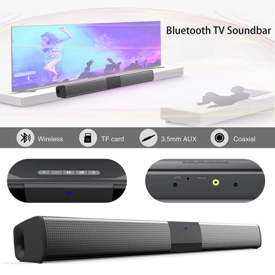 Bluetoothワイヤレスステレオスピーカー,20w,ホームシアター,オーディオ,tv,サラウンドサウンドコラム,デュアルサブウーファー,bs28d|thomsonz|02