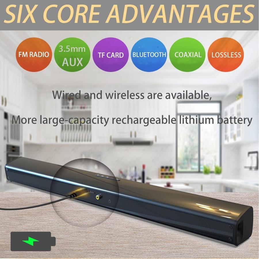 Bluetoothワイヤレスステレオスピーカー,20w,ホームシアター,オーディオ,tv,サラウンドサウンドコラム,デュアルサブウーファー,bs28d|thomsonz|21