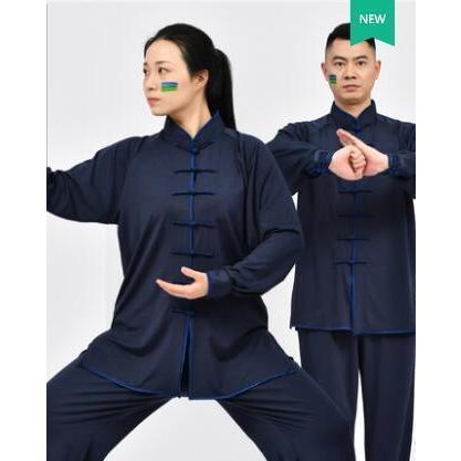 男性と女性のための高品質の太極拳のユニフォーム,中国の古典的な武術のカンフーの服,大人のための武術の翼のある服,太極拳の服