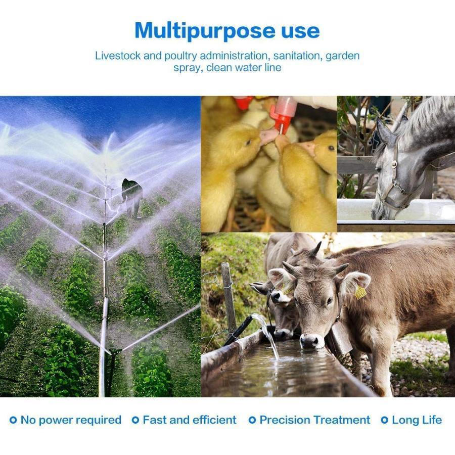 正規品 液肥混入器 薬￥/肥料を希釈 0.4-4% 倍率調節 ガーデニング￥/芝生￥/温室￥/点滴灌漑￥/噴射システム用 (20ｍｍ接続口) 【1629325541】(10128円)