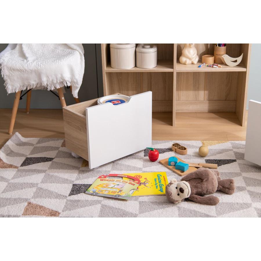 【幅84cm】Pila 絵本棚(引き出し収納タイプ) 