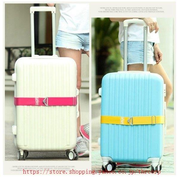 トランクベルト スーツケースベルト バッグバンド 荷物固定 旅行 キャリーバッグベルト Thr Thrcorp 通販 Yahoo ショッピング