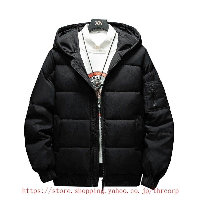 ジャケット メンズ 冬 おしゃれ かっこいい アウター 中綿 ダウン風 ジャンパー 高校生 10代 代 中学生 韓国 ファッション 黒 ブラック 2403 Thr Thrcorp 通販 Yahoo ショッピング