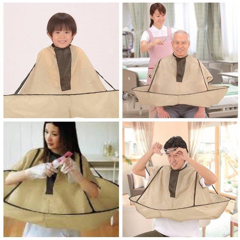 散髪マントコジット散髪ケープ散髪ケープマント大人こどもヘアカットジャンボ散髪マントエプロン毛染めセルフカット|thrcorp|04