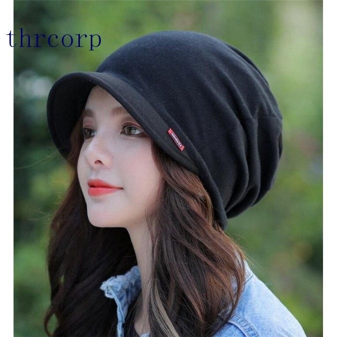 帽子 レディース 秋 冬 キャスケット つば付き コットン おしゃれ 小顔効果 医療用 Thr Thrcorp 通販 Yahoo ショッピング