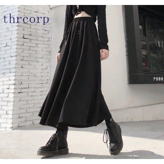 ロング スカート レディース 原宿系 韓国系 パンク ロック 個性的 Thr Thrcorp 通販 Yahoo ショッピング