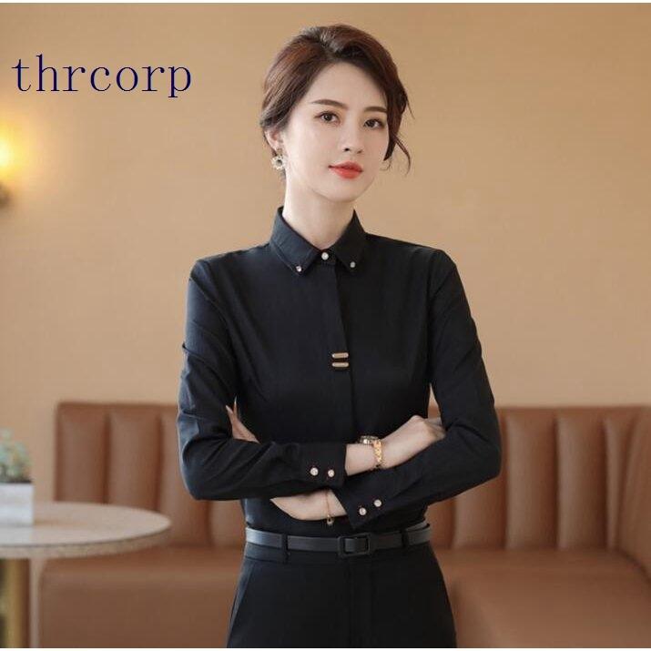 シャツ レディーストップス ビジネス Yシャツ春 夏 秋 長袖 シャツ ワイシャツ シンプル Ol サマリーマン 通勤服 きれいめ２枚 80pmrylltm Www Angoeauchamber Com