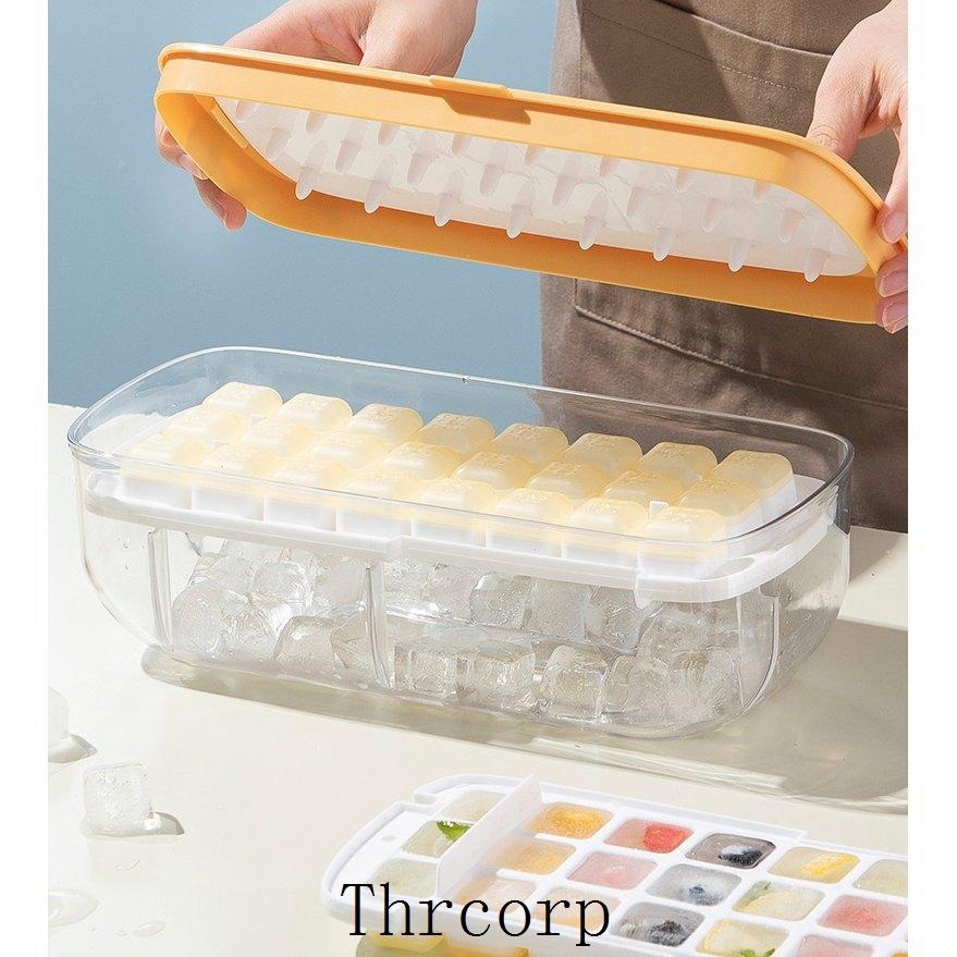 おすすめ 製氷皿 収納ボックス付き 氷スコップ付き 蓋付き ふた付き フタ付き製氷器 シリコン 製氷器 氷塊 アイストレー 取り出しやすい製氷機 氷 入れ容器 Whitesforracialequity Org