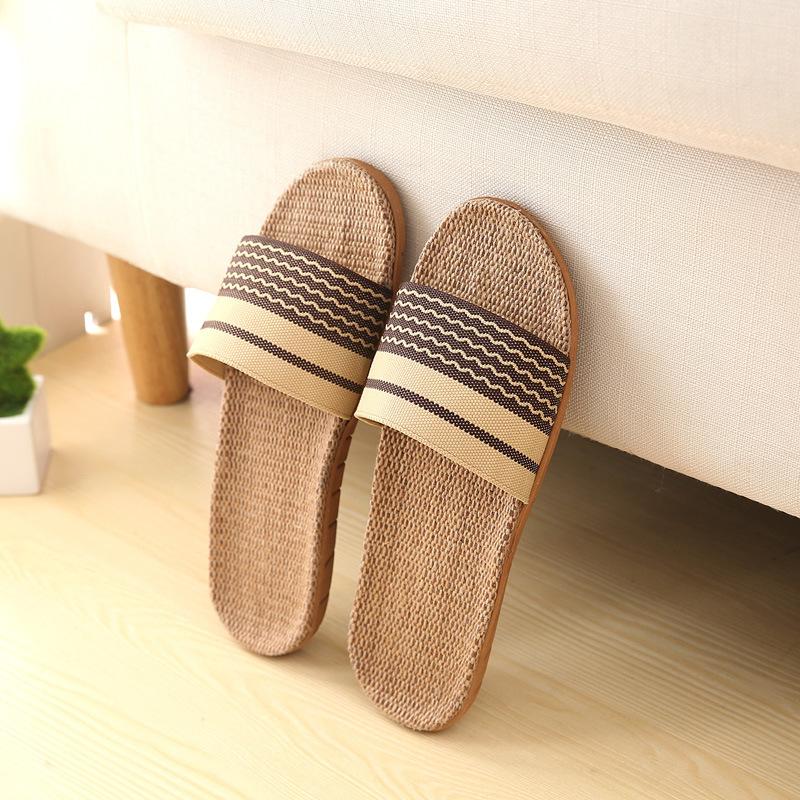 スリッパ 夏用 おしゃれ 来客用 室内 メンズ レディース ルームシューズ 可愛い 麻 |  | 05