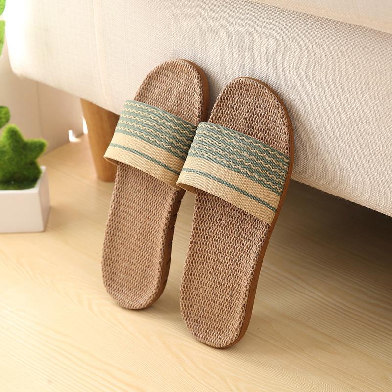 スリッパ 夏用 おしゃれ 来客用 室内 メンズ レディース ルームシューズ 可愛い 麻 |  | 01