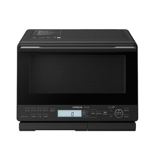 ヘルシーシェフ オーブンレンジ 庫内31L 過熱水蒸気 日立 MRO-S8B-K