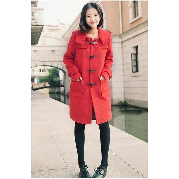 クライマックスセール ロング丈ダッフルコートラシャコートウールコートレディースアウター学園風フード付き無地洒落防風防寒ゆったり体型カバー 新商品 Mercurytechnologies Mn Com