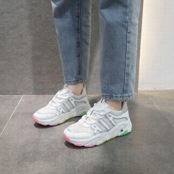 お買い得 レディーススニーカー 厚底 ダッドスニーカー 春 韓国ファッション ローカット ストリート おしゃれ ファッションスニーカー 新作 スニーカー サイズ グレー Www Ellepiserramenti It