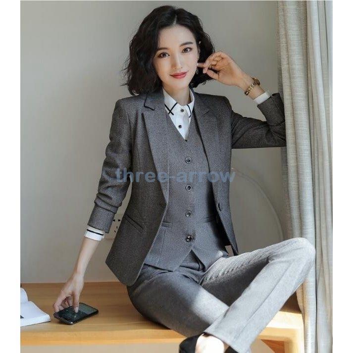 N948 未使用 3点 9ar 64 ジャケット スカート スタンドカラーブラウス スーツ フォーマル レディース 上下セット 入学式 婦人 結婚式 100 本物 9ar