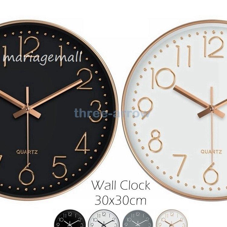 時計 壁掛け 掛け時計 オシャレ 北欧 おしゃれ 訳あり品送料無料 シンプル 静音 12inch