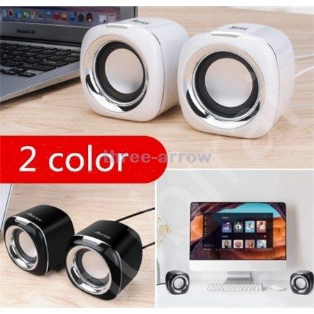 Pcスピーカー 高音質 Usb ステレオ 小型 コンパクト 大音量 スマホ パソコン オシャレ 高出力 Belle