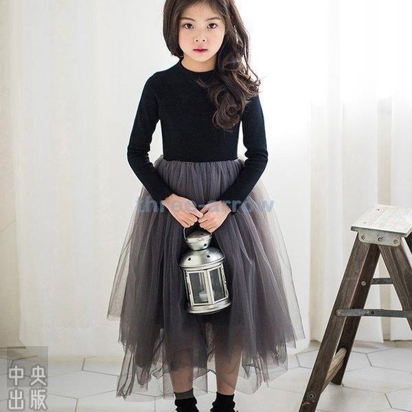 レビューを書けば送料当店負担 チュール ワンピース 黒 キッズ 女の子 バースデイ 子供服ワンピース フォーマルワンピース 入園式 無地 卒業式 卒園式 110 160cm 七五三 入学式 発表会