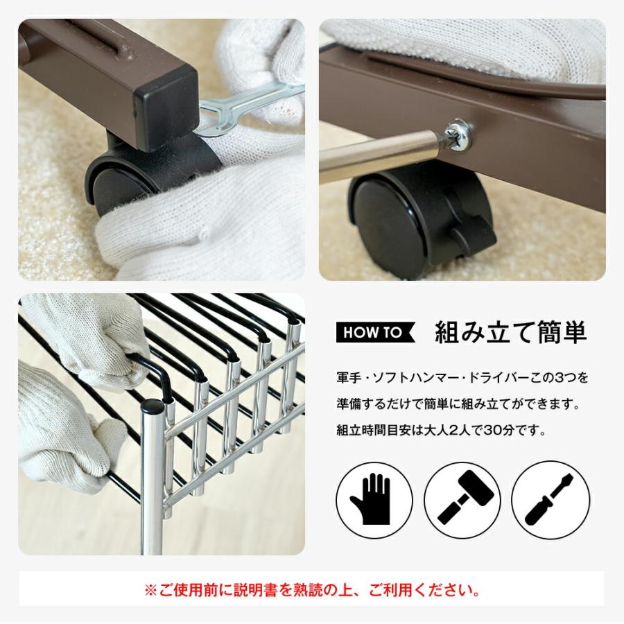 足立製作所 【同色2個セット】20本掛け スラックスハンガー スイング式