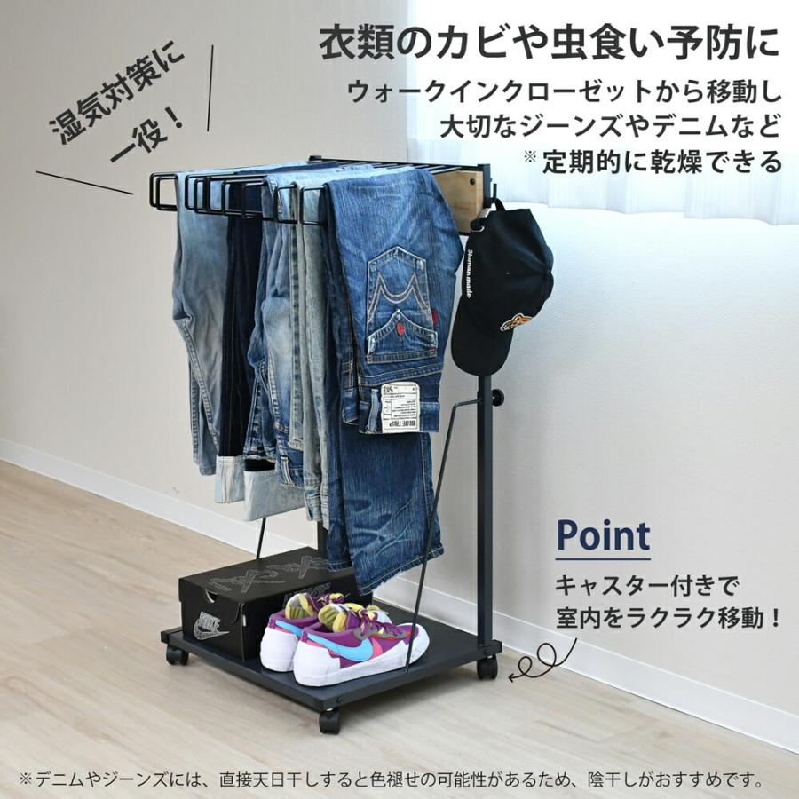 THE JEANS HANGER（ザ・ジーンズハンガー ラック）10本掛け 日本製