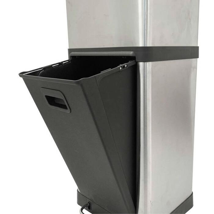 DULTON（ダルトン） ステンレス製ゴミ箱 2-COMPARTMENT BIN 18_20