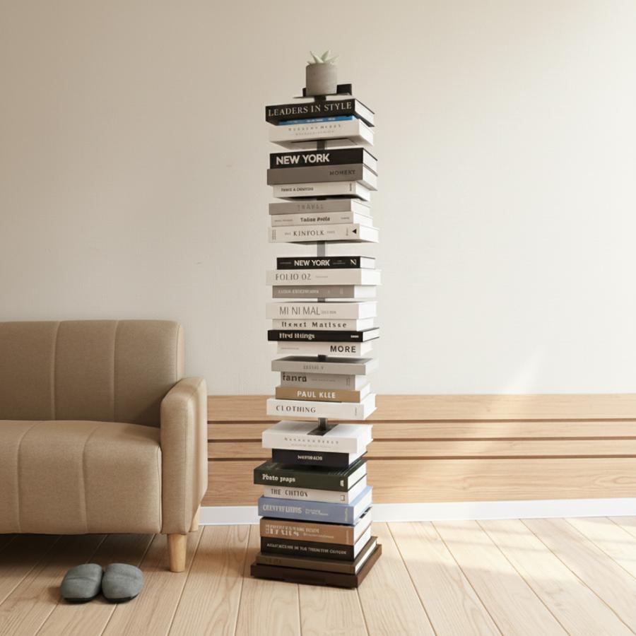 ブックタワー10段　イタリア製 足立製作所 NewColor Tsum_dock ブックタワー 10段 プレミアムタイプ