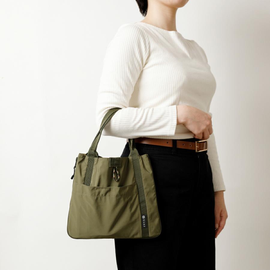 マチを広げて12倍の容量 | WARP トランスフォーム ミニトートバッグ