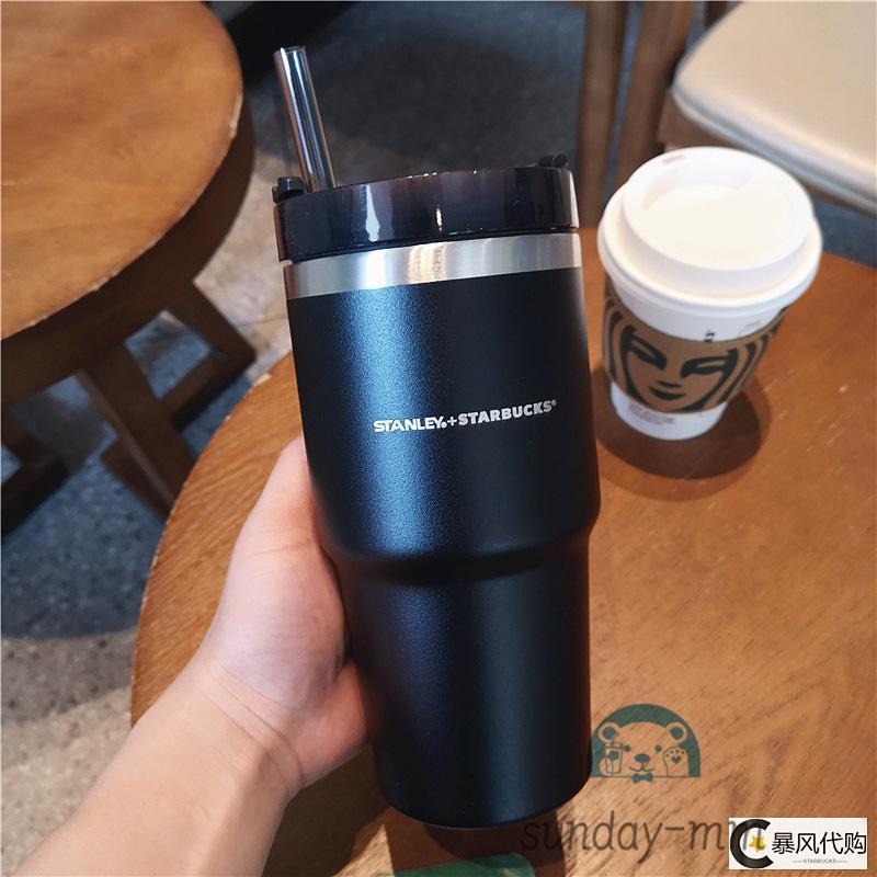 Stanley Starbucks ステンレスカップ マットブラック STANLEY Mat Black one hand Stainless Steel Tumbler