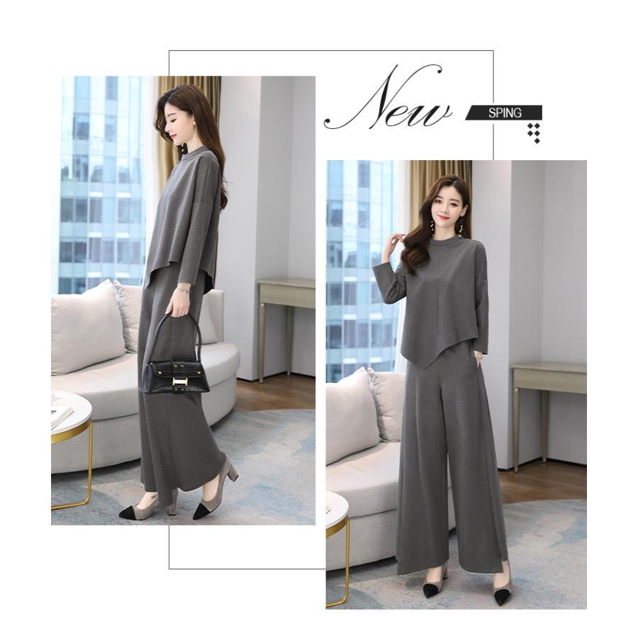 レビュー高評価商品 売上急増中 母おしゃれ レディース 軽量仕様 毎日使える便利品 入学式 秋 服 50代 卒園式 ワイドパンツ ニット 冬服 通 セットアップ 長袖 パンツスーツ ママ 卒業式 お買い得プライス 送料無料 あったか 値下げ】セットアップ レディース 秋 冬服 ニット ワイドパンツ パンツ