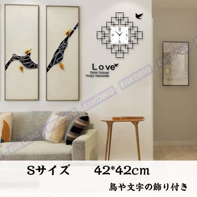 壁掛け 時計 かけ時 アナログ時計 壁掛け時計 インテリア雑貨 ウォールクロック チャイナ 金属針 アクリル モダン 電池 静音 アクリル 大きめ_1