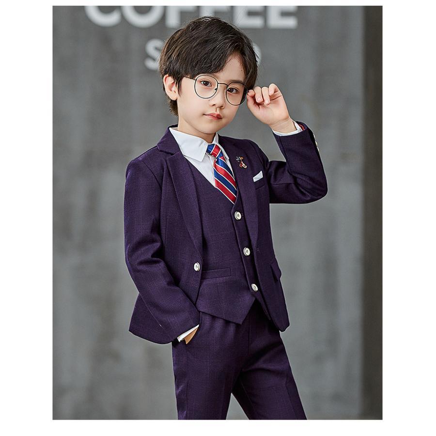 豪華6点セット！フォーマル スーツ 男の子 卒業式 子供 入学式 小学校  