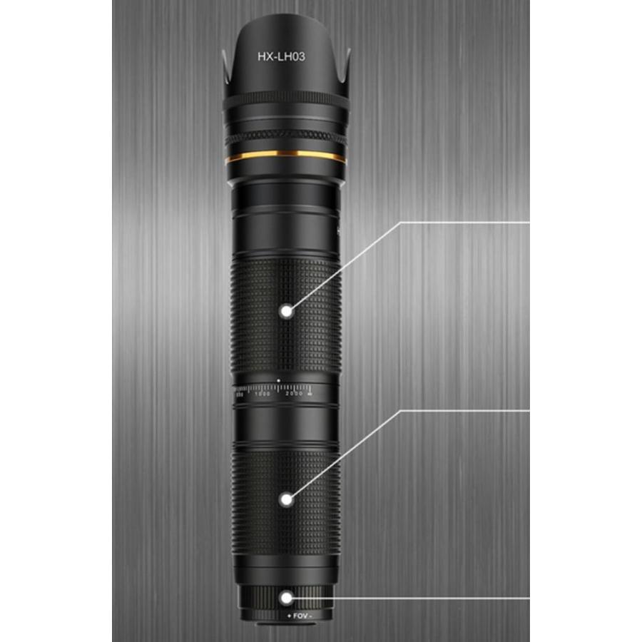 UVフィルター付 21mm 単眼鏡 自然観察 旅行 スマートフォンタブレット対応高倍率レンズ 望遠鏡 18倍-36倍スマホ用ズームレンズ 野鳥撮影_2