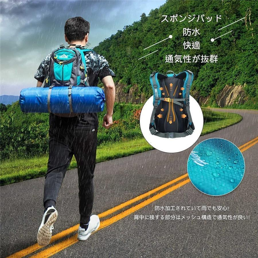 50L登山リュックメンズバッグレディース登山リュックサックサックアウトドア防災トレッキングデイパックハイキング旅旅行軽量防水リュック｜three-hawk｜10